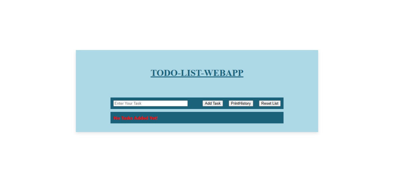 Screenshot: Evolving To-Do